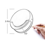applique murale led moderne étanche gris foncé mat extérieur facile occlusion água
