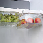 boîtes rangement réfrigérateur transparentes modernes clips fruits légumes