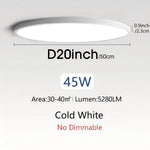 lampe led moderne blanc télécommande application 50cm diamètre 2000 82000lm
