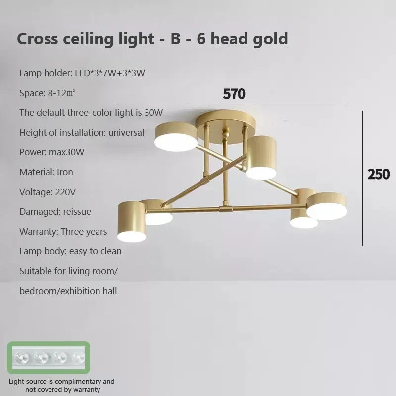 lampe suspension moderne noir or blanc flux lumineux cool white certification ccc cqc ul