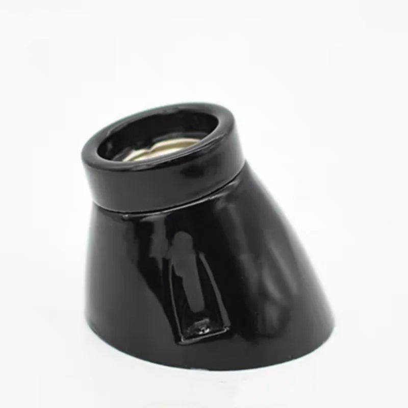 supports lampe céramique moderne blanc noir crème eyelets fixes haute temperature