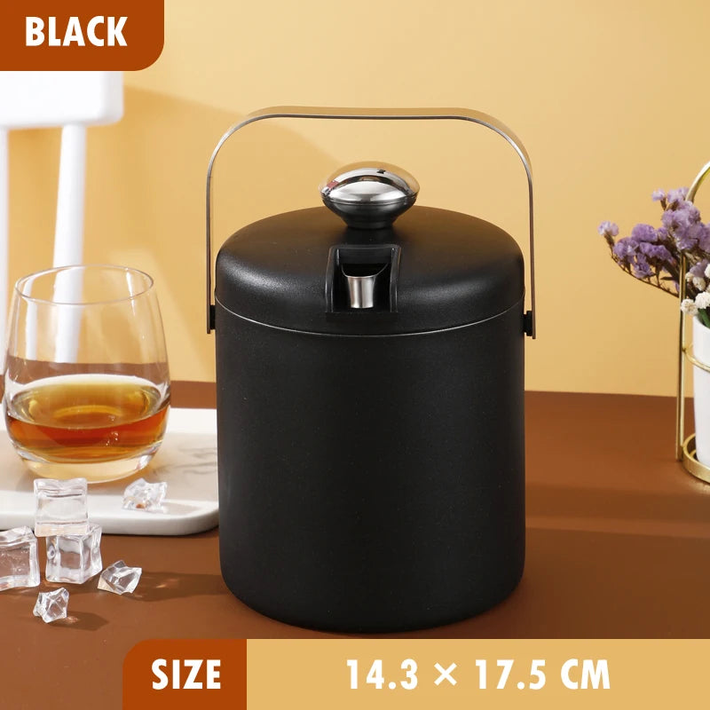 cuve glace argentée lisse moderne tongs refroidisseur vin boisson bière