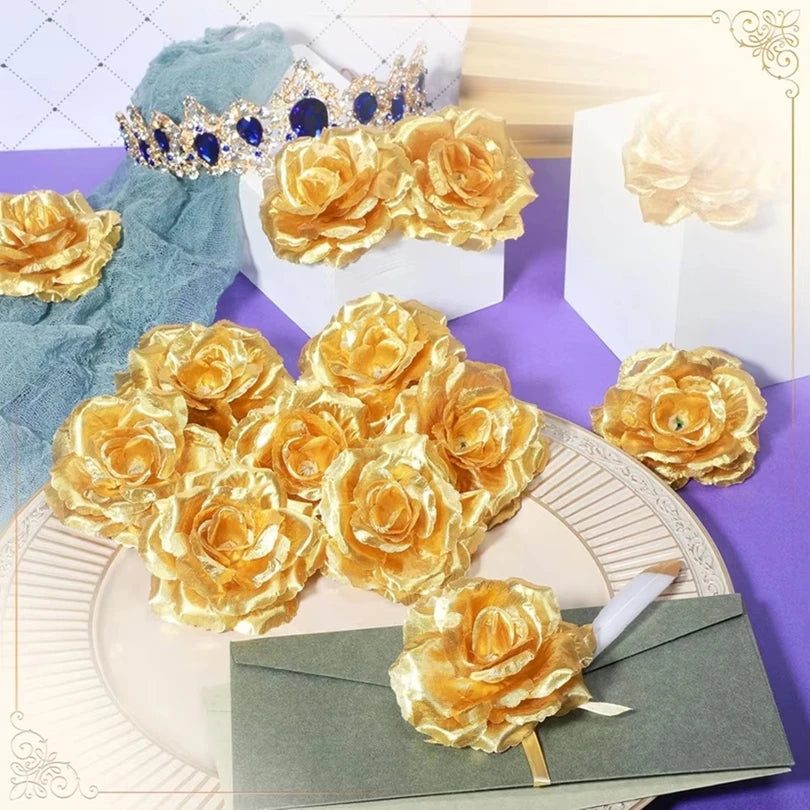 décoration mariage roses or rouge blanc noir artificielles extérieur intérieur festive