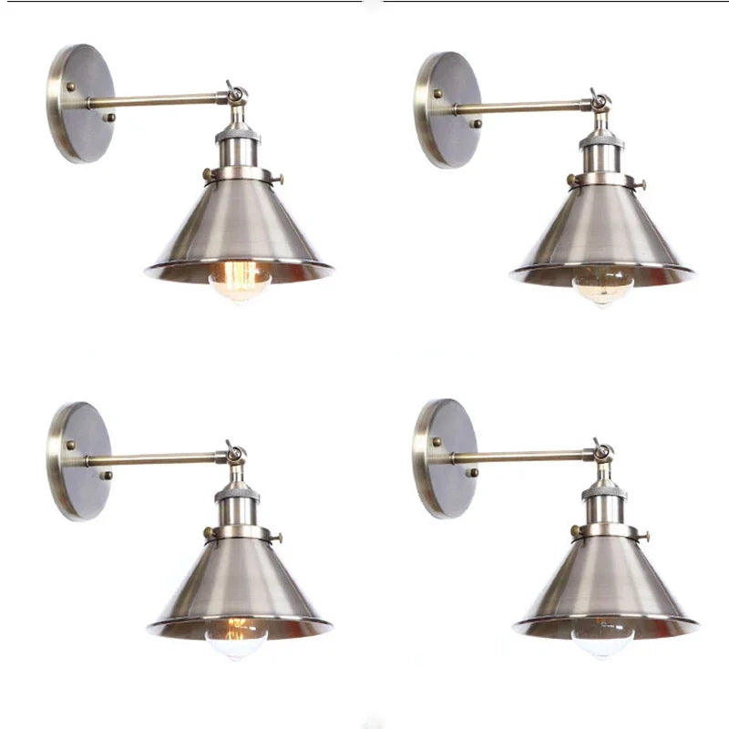 lampe murale articulée or industrielle vintage chambre cuisine salle manger