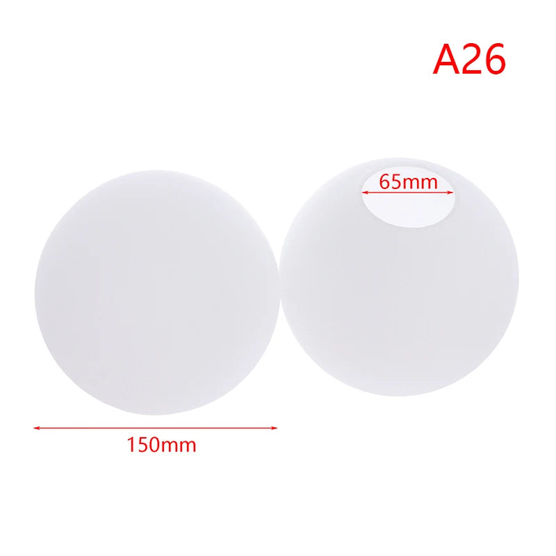 abat jour moderne boule table blanc opac transparent verre base bois câble électrique table
