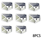 lampe murale solaire motion sensor led moderne extérieure ip65 garage jardin porte