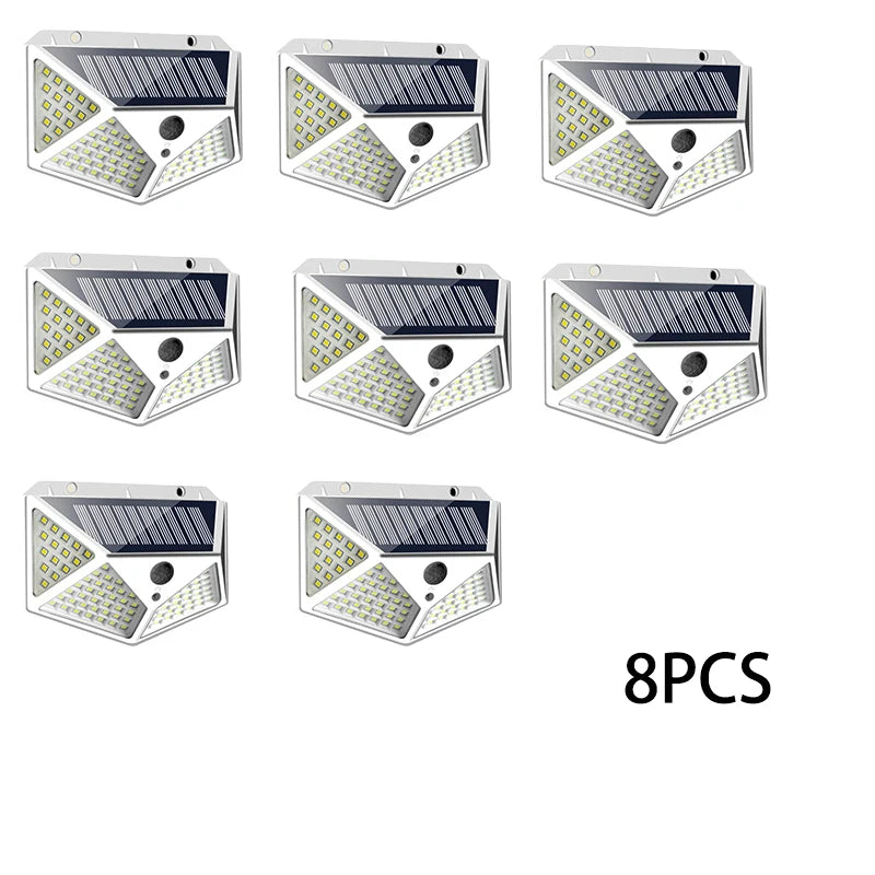 lampe murale solaire motion sensor led moderne extérieure ip65 garage jardin porte