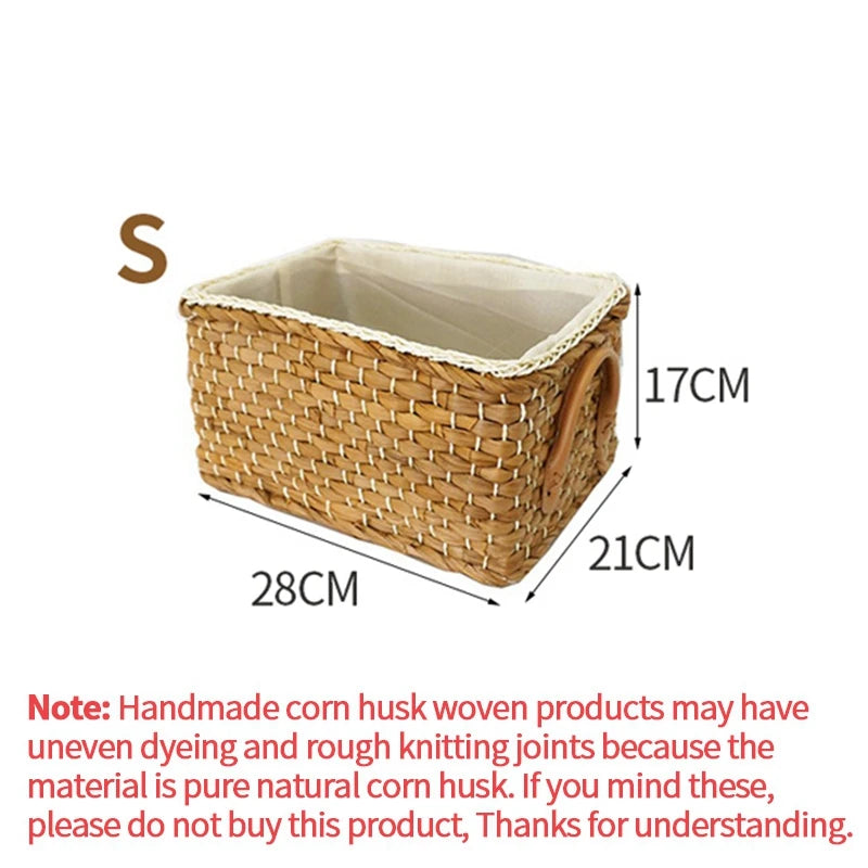 panier osier marron clair tissage régulier rustique rangement articles divers respectueux environnement