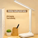 lampe pliable led rechargeable tactile luminosités blanc moderne sans fixation câble usb