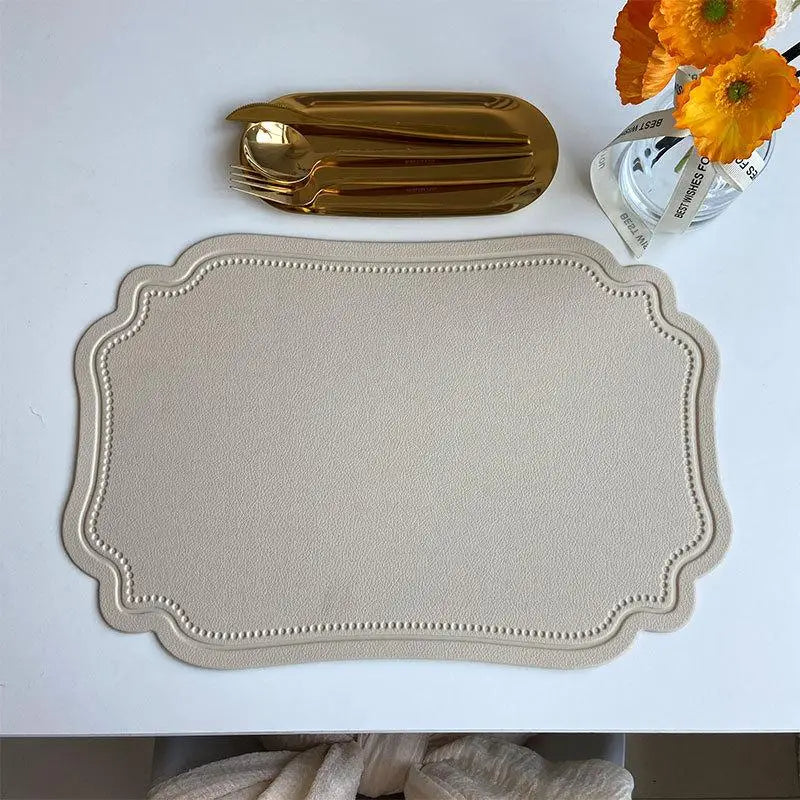 serviettes table classiques motif géométrique noir blanc élégant couleur noir marron orange bleu tissu