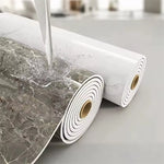papier peint marbre blanc gris moderne adhésif décoration chambre salon diy pvc auto collant