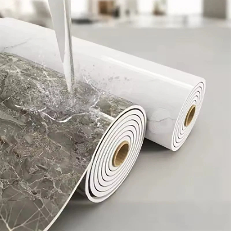 papier peint marbre blanc gris moderne adhésif décoration chambre salon diy pvc auto collant