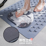 tapis bain antidérapant texturé boutons abrasive moderne bleu vert rose