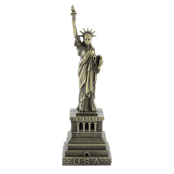 statue liberté miniature bronze relief décoration intérieure souvenir usa statuaire historique texture détaillée chambre