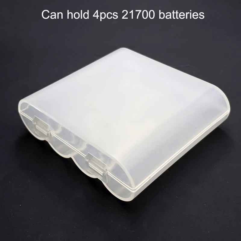 boîtes rangement piles rechargeables transparentes clips protection pratique fonctionnelle