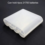boîtes rangement piles rechargeables transparentes clips protection pratique fonctionnelle
