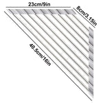 tapis séchage vaisselle pliable acier inoxydable moderne utilitaire évier cuisine rangement assiettes verres