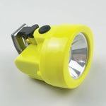 lampe torche jaune led clip métallique moderne batterie ion lithium angle faisceau 60 degrés