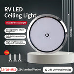lampe led moderne adhésive éclairage intérieur véhicule blanc 6000k tactile 12v 24v 185mm 150mm