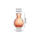 vase transparent moderne bulles couleurs vives décoration intérieure arrangement floral table mariage