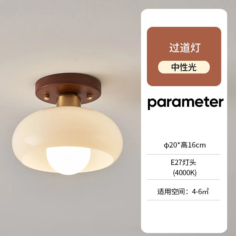 lampe moderne marron clair minimaliste éclairage quotidien bois verre ampoules led autonome