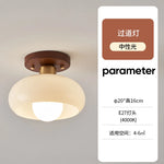 lampe moderne marron clair minimaliste éclairage quotidien bois verre ampoules led autonome