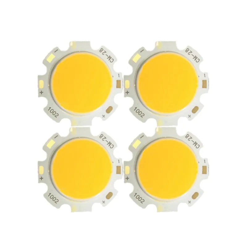 source lumineuse led blanc chaud 3000k blanc pur 6000k rond lisse moderne 3w 5w