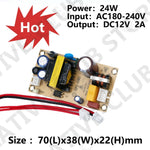 transformateur électrique 12v 24v 5v led alimentation puissance stable câbles vis électronique moderne