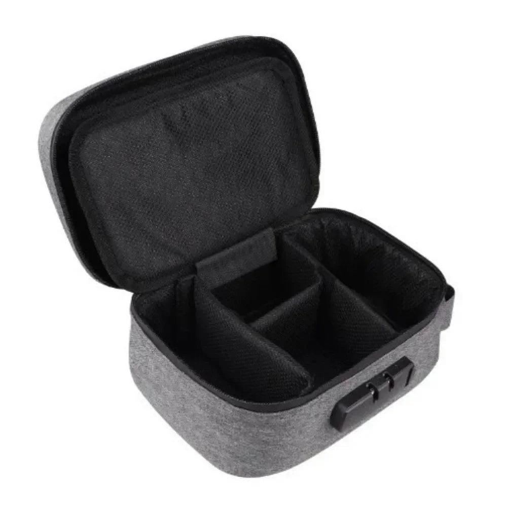 Sac outils gris toile anti odeur zips accessoires tabac moderne rechargeable