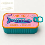boîte bijoux poisson sardines orange rose blanche créative anneaux bracelets