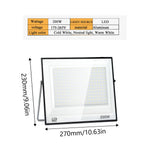projecteur led ip66 étanche 20w 30w 50w 100w extérieur blanc noir moderne