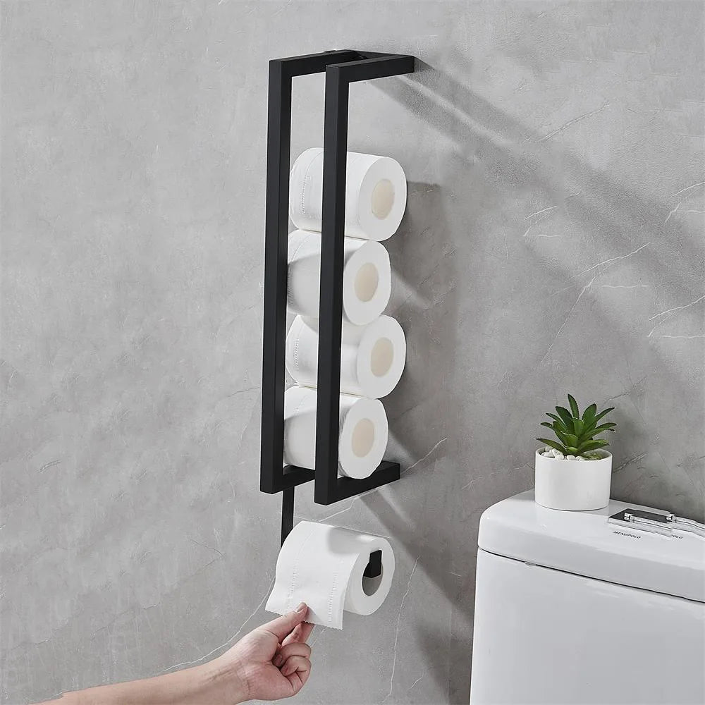 Porte-serviettes installé dans une salle de bain moderne avec décoration épurée