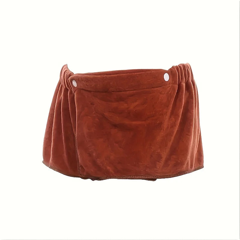 serviette bain enveloppante homme gris velours moderne absorbant boutons ajustables toilette plage camping