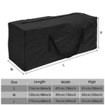 sac rangement extérieur vert foncé imperméable poignées fermeture glissière robuste multifonction pliable anti poussière