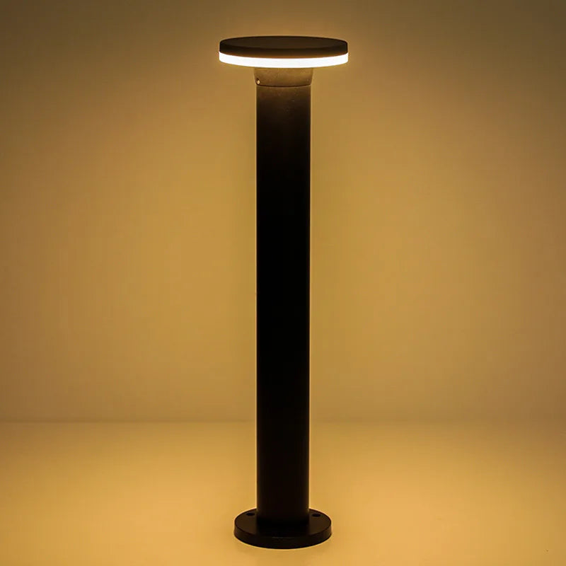 lampe extérieure led moderne imperméable ip65 aluminium noir gris adhésive fixe autonomes