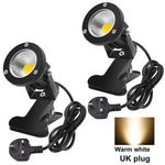 projecteur led noir moderne pinces 3000k us plug 6.6ft cable