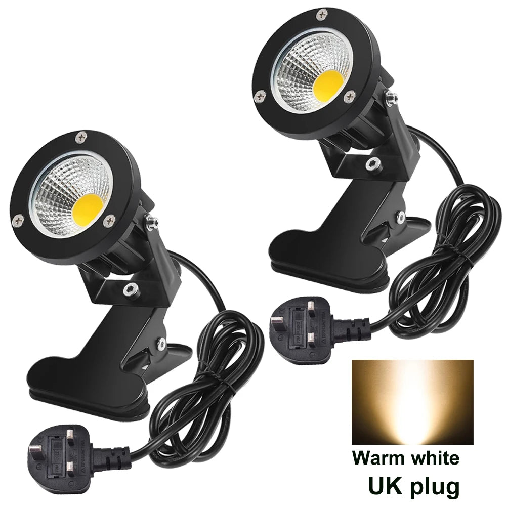 projecteur led noir moderne pinces 3000k us plug 6.6ft cable