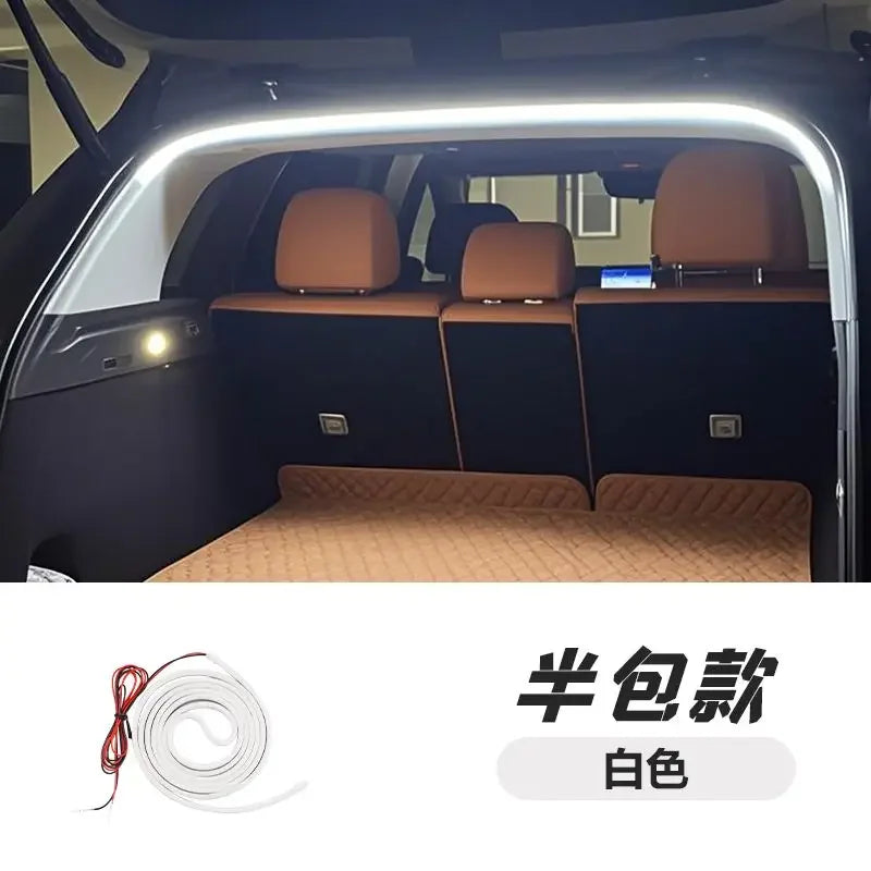 éclairage coffre voiture blanc moderne adhésif câble flexible connecteur 12v