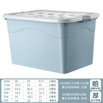 Boîte de rangement plastique jaune avec roulettes, empilée pour rangement