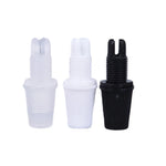 embouts bouchons bouteilles noir blanc rayures verticales modernes accessoires bricolage fixations invisibles sets outils