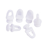 clips fixation blancs minimalistes rideaux 60 pièces accessoires rideau