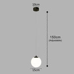 suspension lumineuse pendentif verre blanc structure dorée éclairage moderne chambre étude