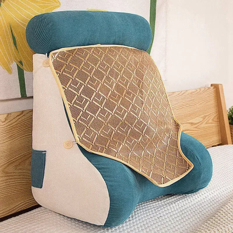 coussin soutien ergonomique moderne lavable vert rose gris bleu jaune pp coton polyester