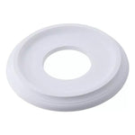 plaque suspension lampe blanc rond lisse classique fixations opaques bricolage