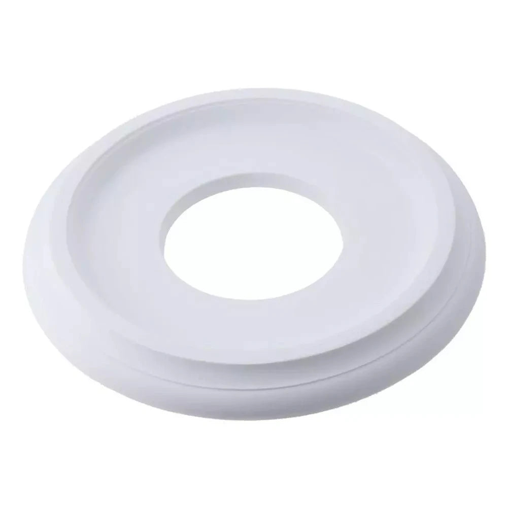 plaque suspension lampe blanc rond lisse classique fixations opaques bricolage