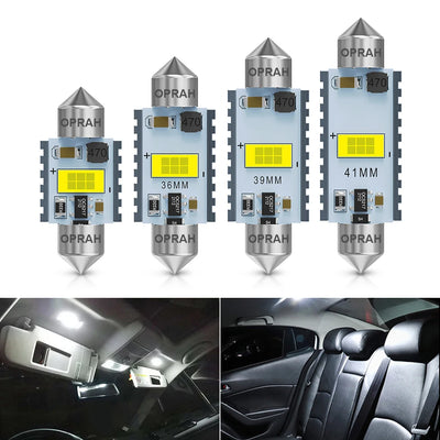 Guirlande lumineuse LED pour intérieur de voiture - Éclairage blanc 6000K