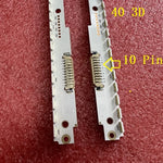 bande led blanche carte electronique alu broches dorées universel télévision facile