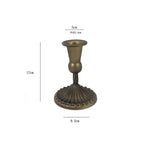 bougeoirs classiques bronze finement sculptés décoration maison vintage élégants fixations