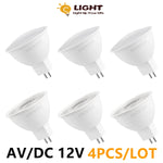 ampoules led blanc modernes 3w 5w 6w 7w 12v 3000k 4000k 6000k 120° 38°