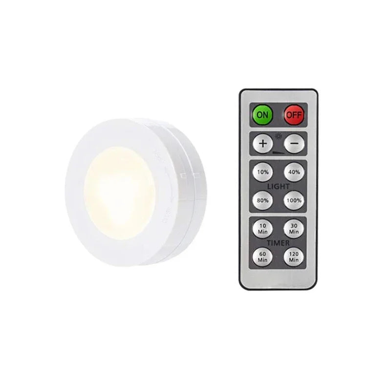 lampe led sans fil rechargeable blanc moderne adhésive télécommande inclusière